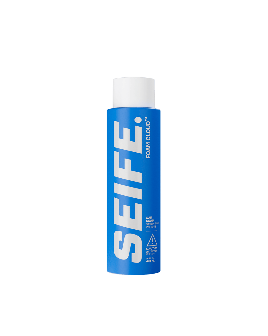 Foam Cloud pH-neutral car wash soap bottle on a white background